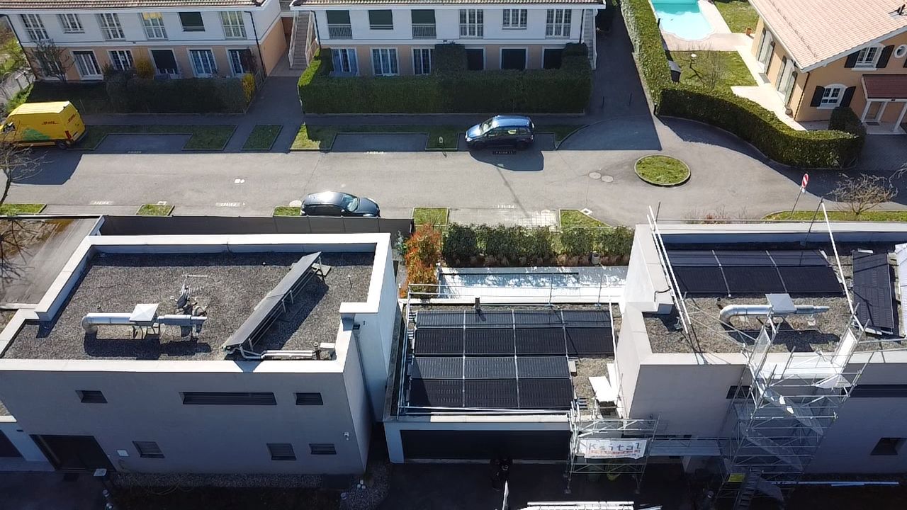 Panneaux photovoltaïques Veyrier