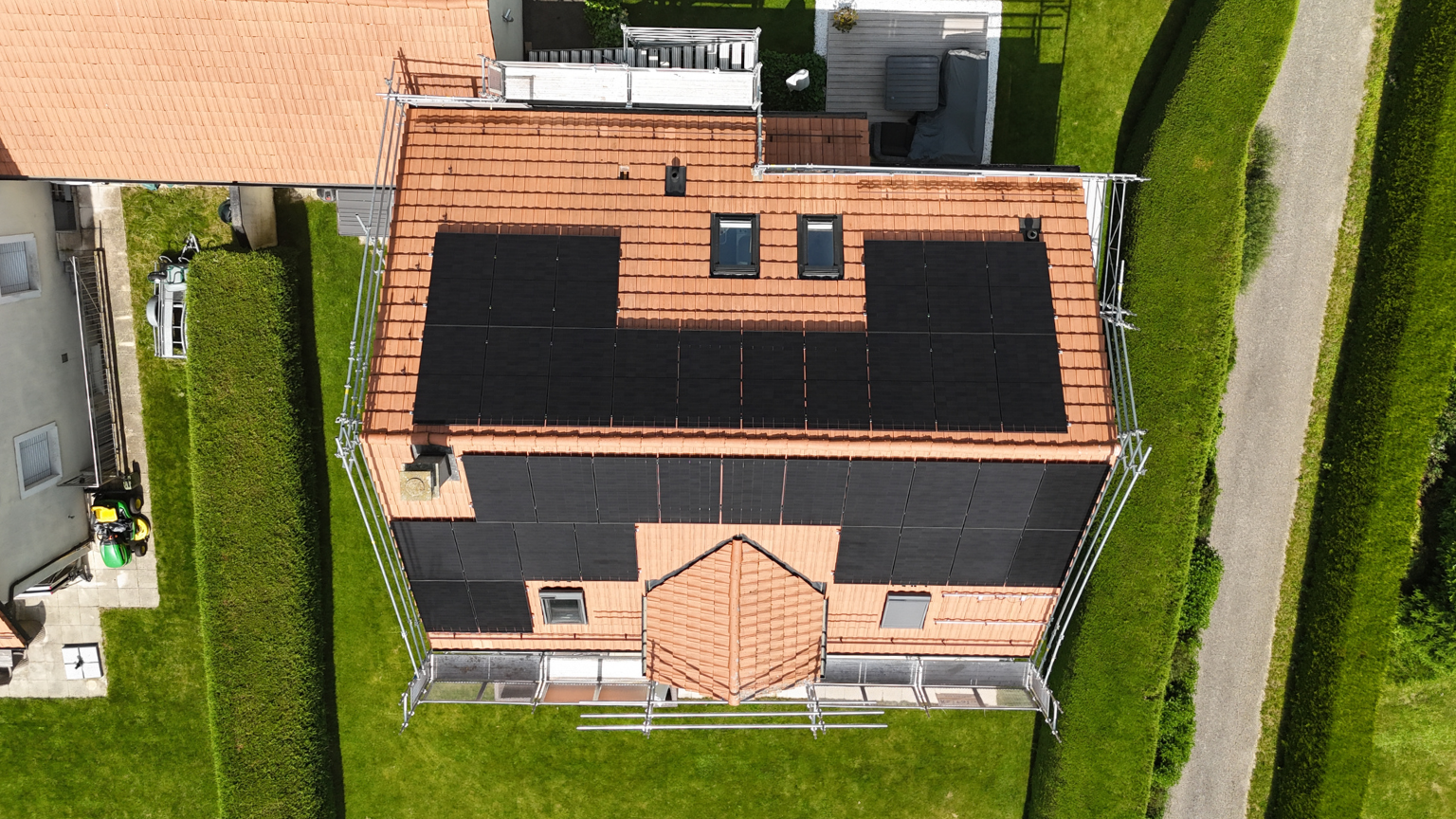 Réalisation photovoltaïque à Bassins (VD)