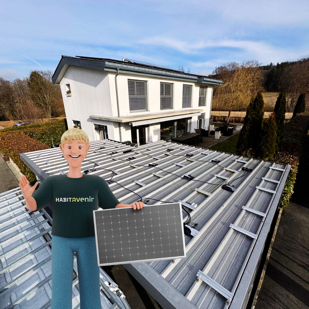 Réalisation photovoltaïque à Cugy (VD) : petite toiture optimisée avec batterie