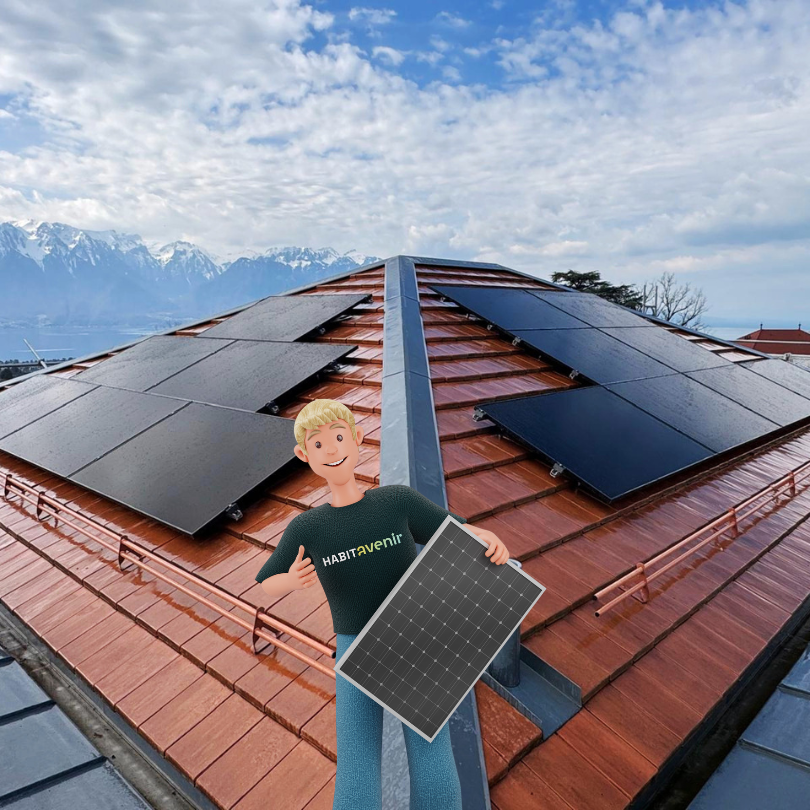 Installation photovoltaïque à St-Légier